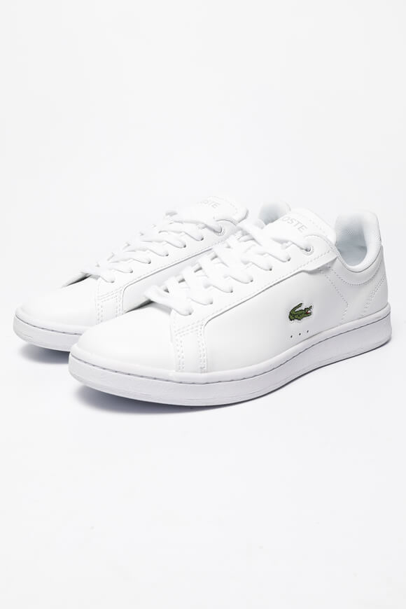 Lacoste Carnaby Sneaker | Weiss + Hellgrau | Damen  | 4 von Lacoste