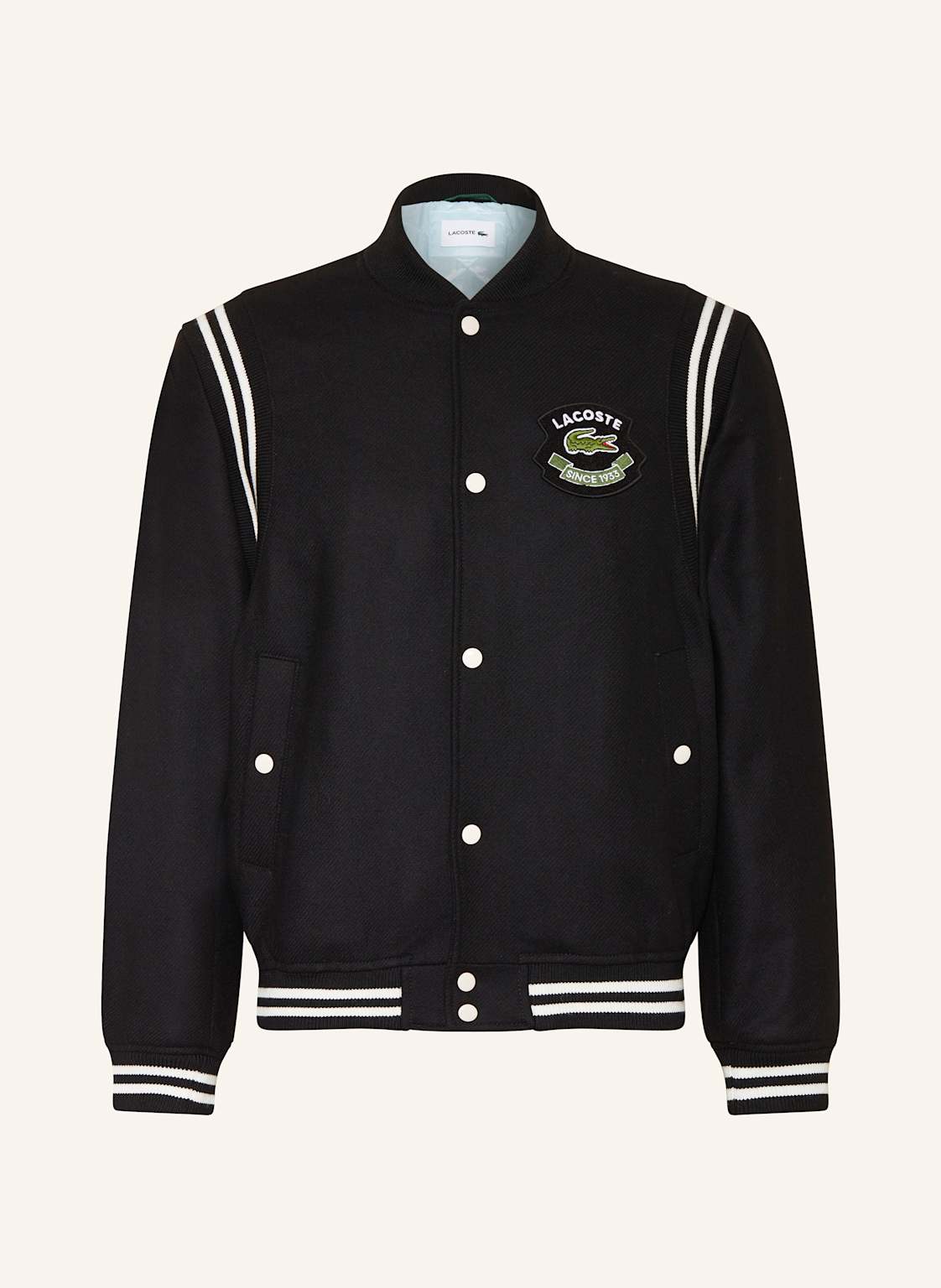 Lacoste College-Jacke schwarz von Lacoste