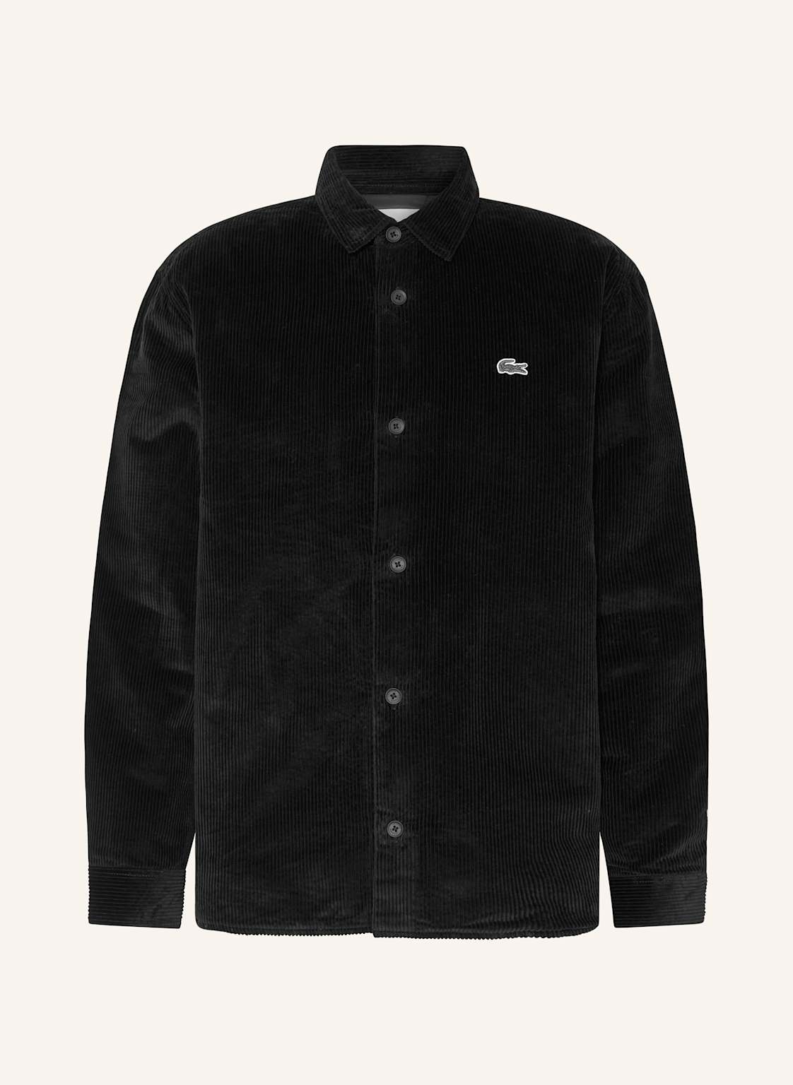 Lacoste Cordjacke schwarz von Lacoste