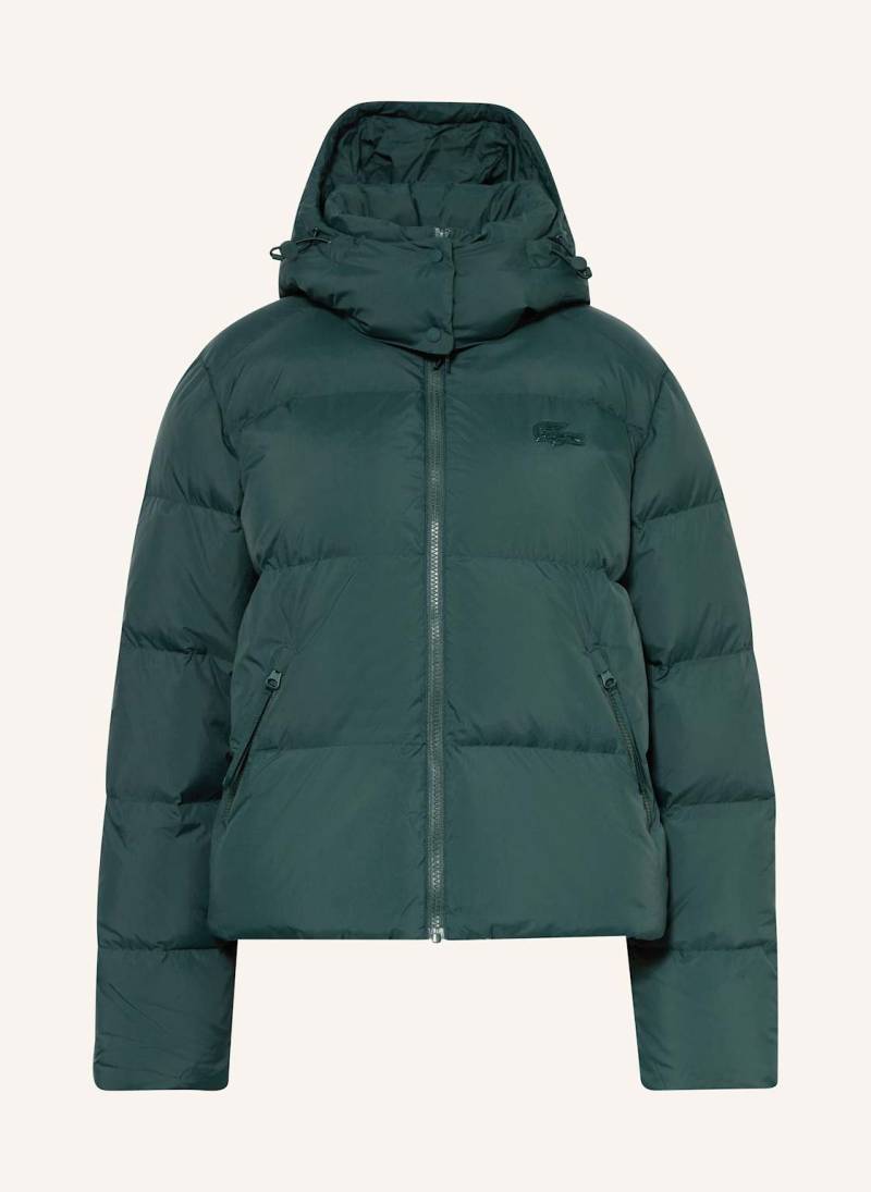 Lacoste Daunenjacke Mit Abnehmbarer Kapuze gruen von Lacoste