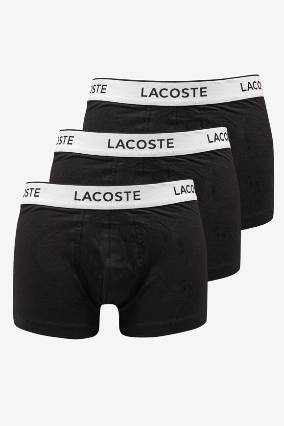 Lacoste Dreierpack Boxershorts | Black | Herren  | M von Lacoste