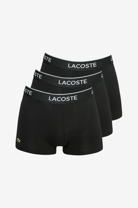 Lacoste Dreierpack Boxershorts | Black | Herren  | L von Lacoste