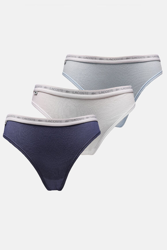 Lacoste Dreierpack Strings | White + Navy + Light Blue | Damen | M Lacoste Dreierpack Strings | White + Navy + Light Blue | Damen | M von Lacoste