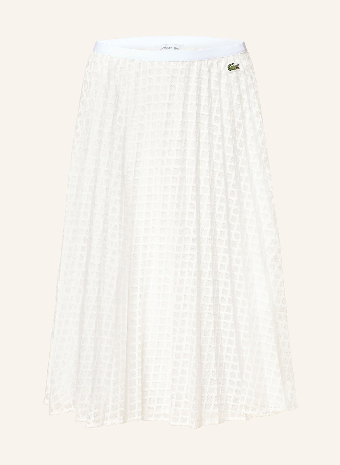 Lacoste Faltenrock weiss Lacoste Faltenrock weiss von Lacoste