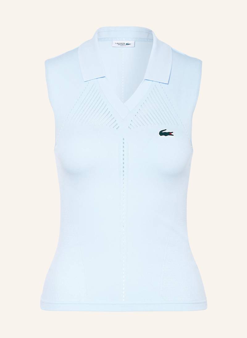 Lacoste Funktions-Poloshirt blau von Lacoste