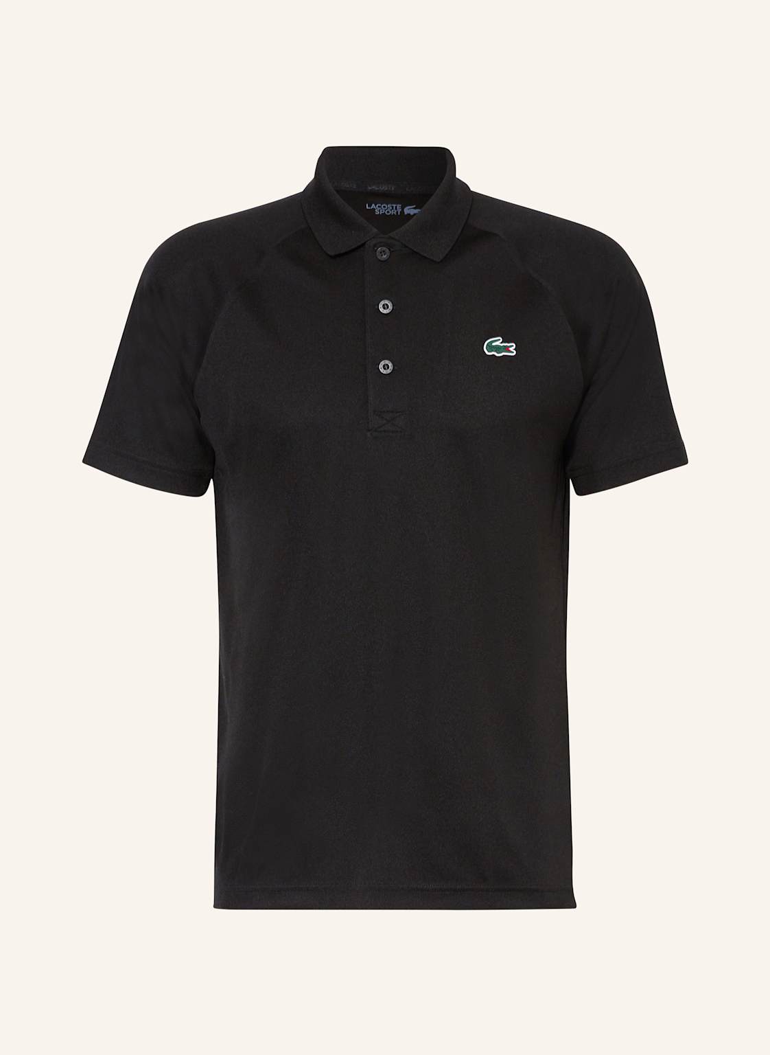 Lacoste Funktions-Poloshirt schwarz von Lacoste