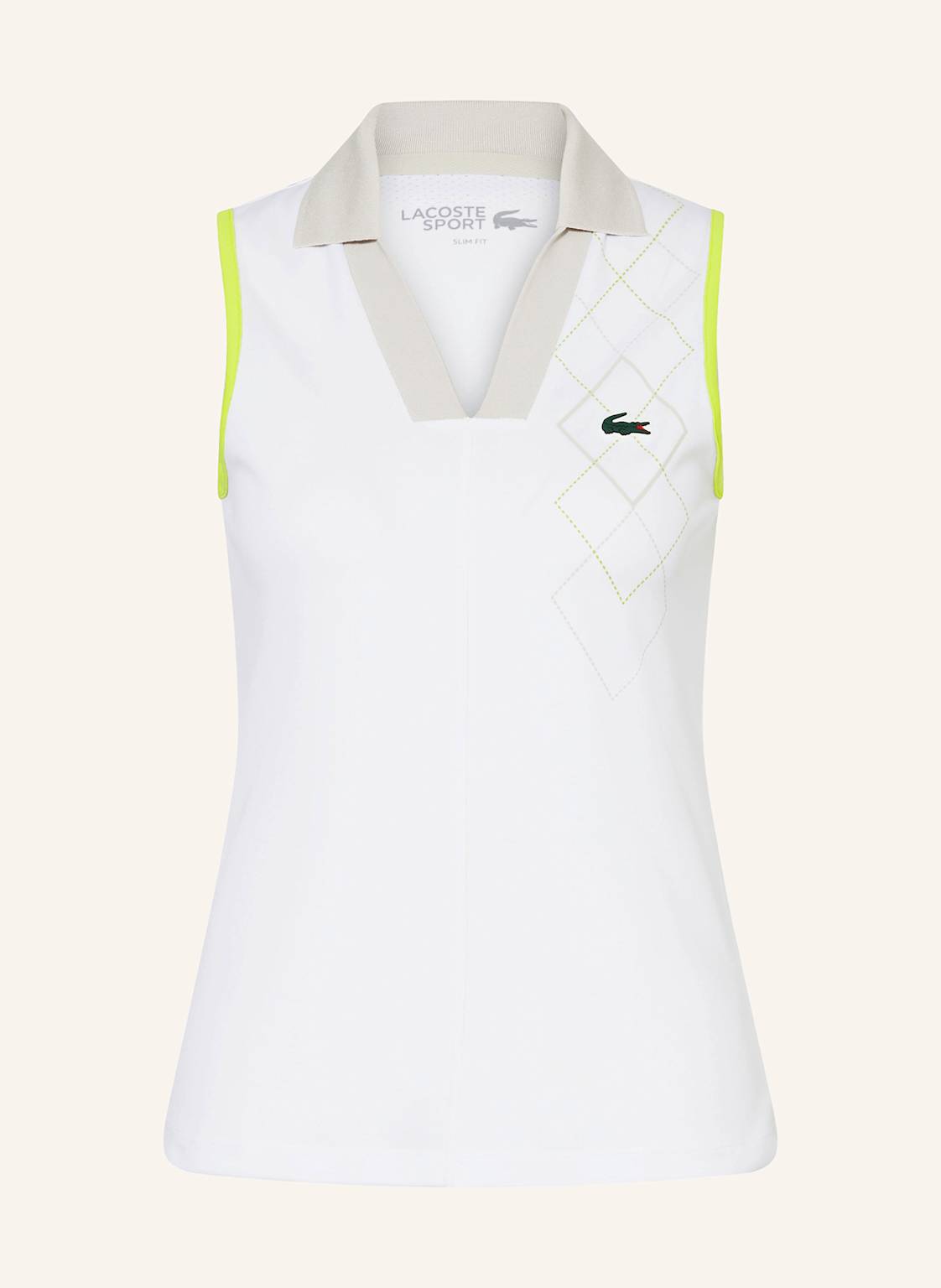 Lacoste Funktions-Poloshirt weiss von Lacoste