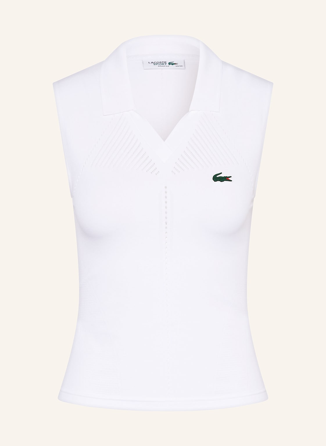 Lacoste Funktions-Poloshirt weiss Lacoste Funktions-Poloshirt weiss von Lacoste