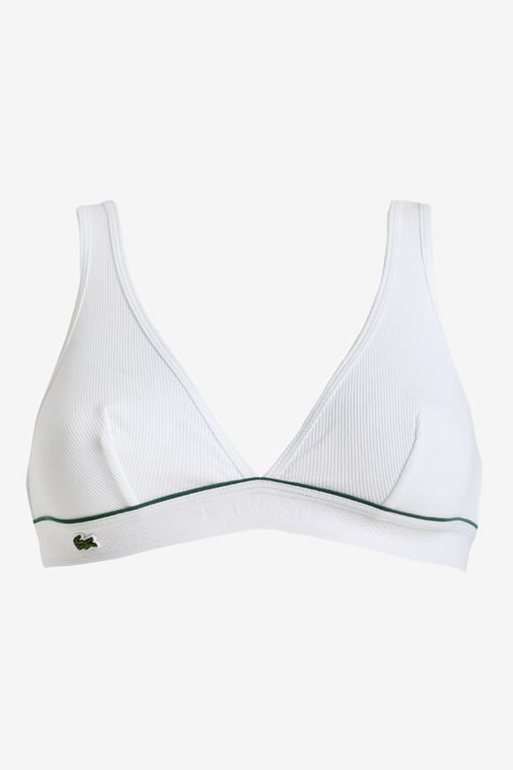 Lacoste Geripptes Bralette | White | Damen  | L von Lacoste