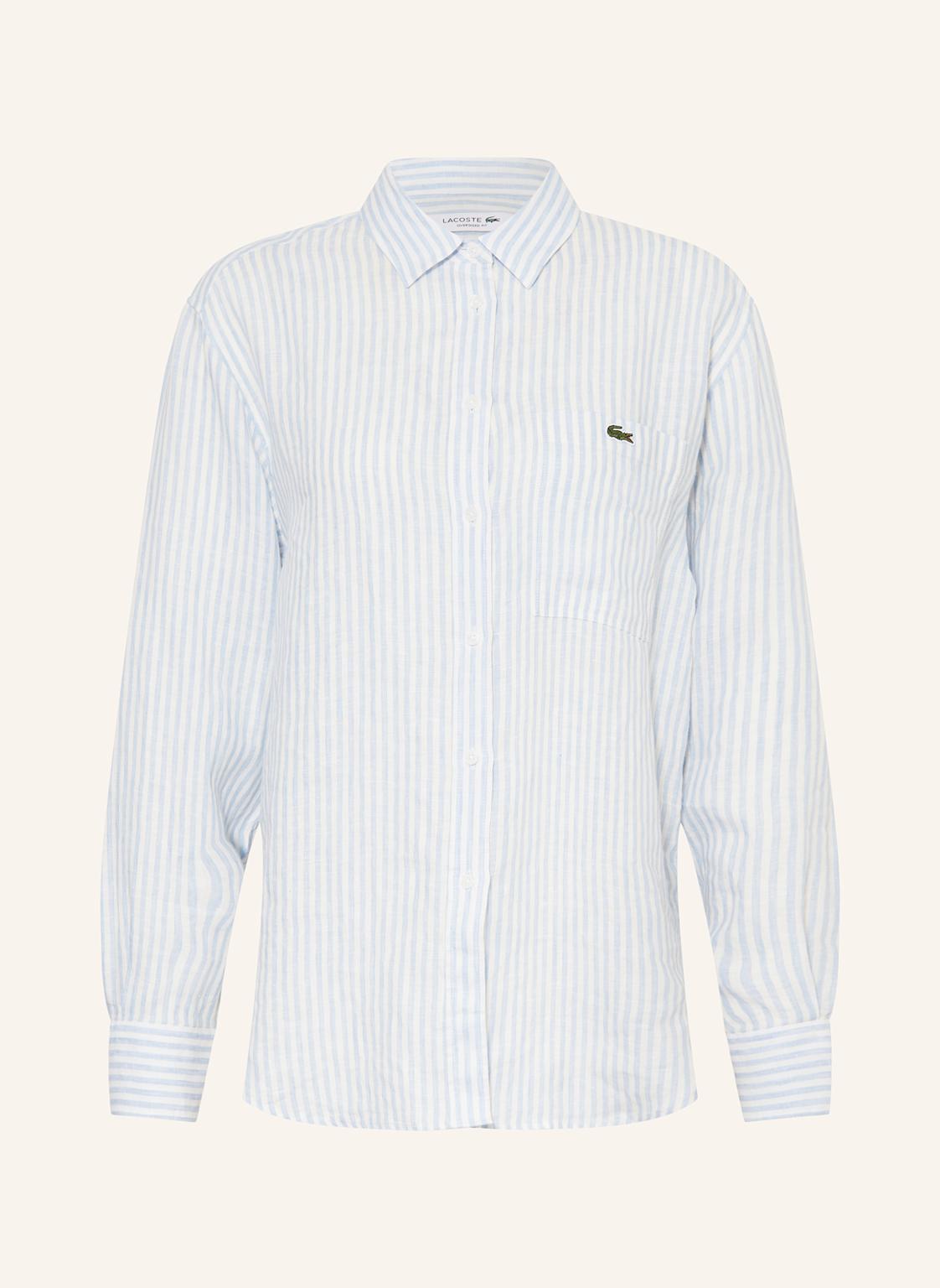 Lacoste Hemdbluse Aus Leinen blau Lacoste Hemdbluse Aus Leinen blau von Lacoste