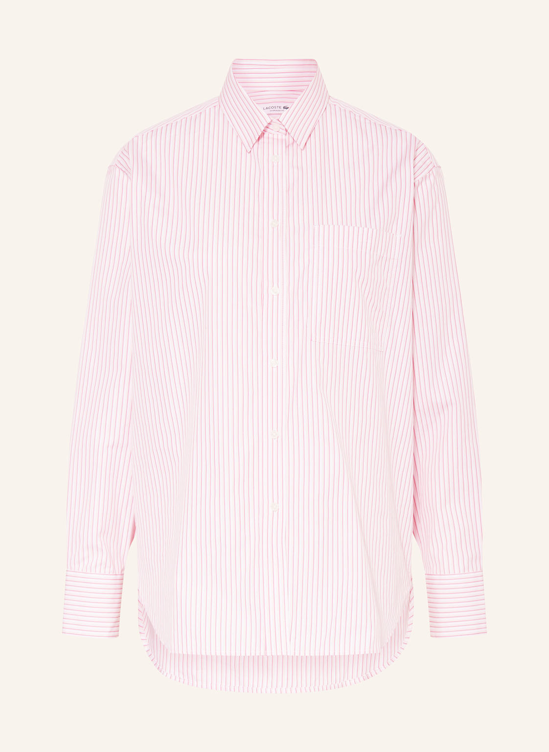 Lacoste Hemdbluse rosa Lacoste Hemdbluse rosa von Lacoste