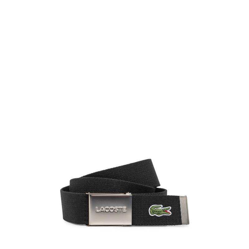 Lacoste - Gürtel, für Herren, Black, Größe 90 von Lacoste