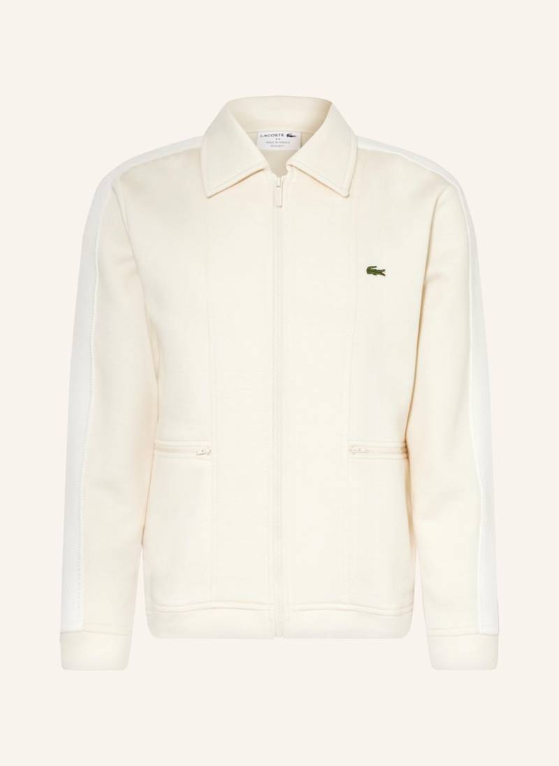 Lacoste Jacke Mit Galonstreifen weiss von Lacoste