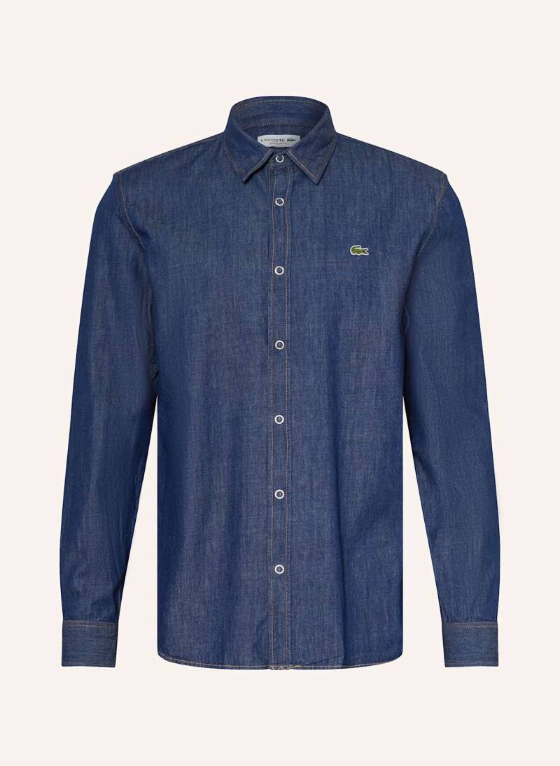 Lacoste Jeanshemd Regular Fit blau von Lacoste
