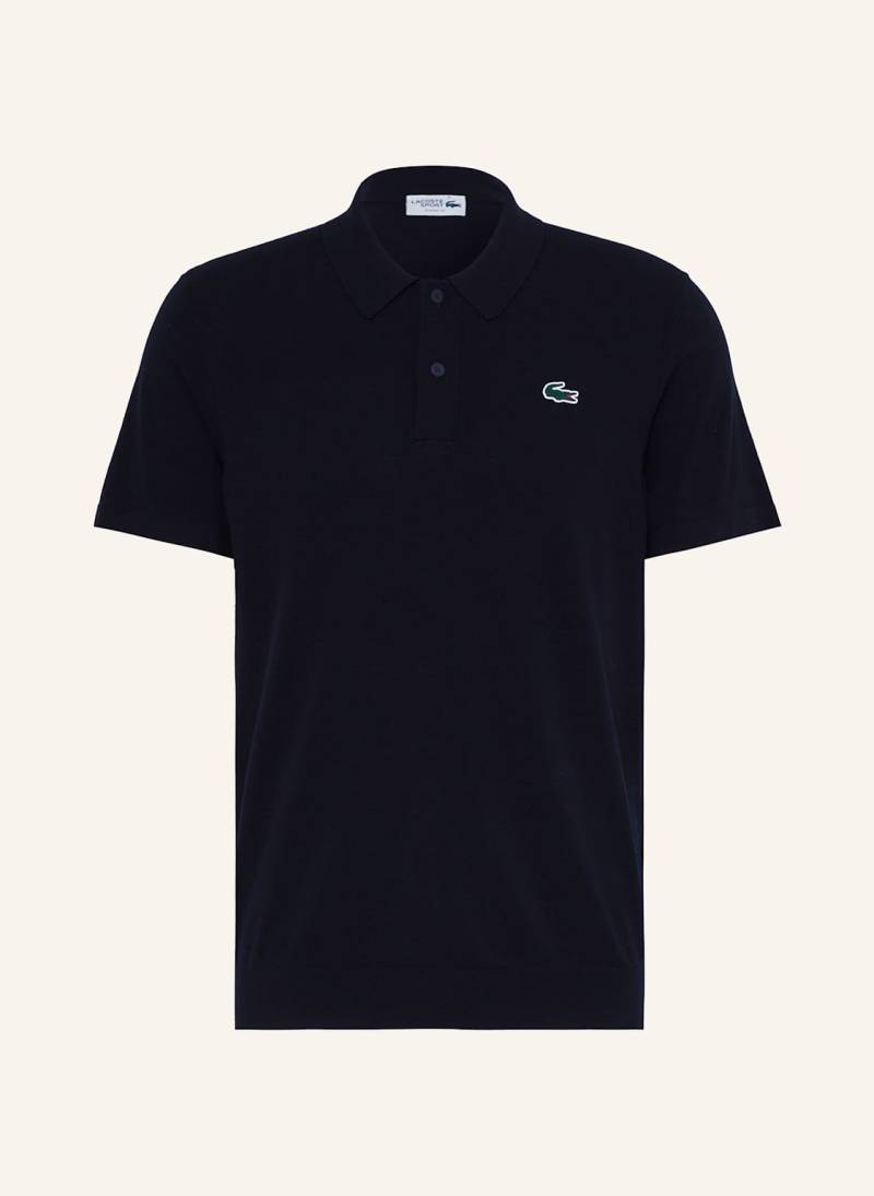 Lacoste Jersey-Poloshirt Sweater Classic Fit blau von Lacoste