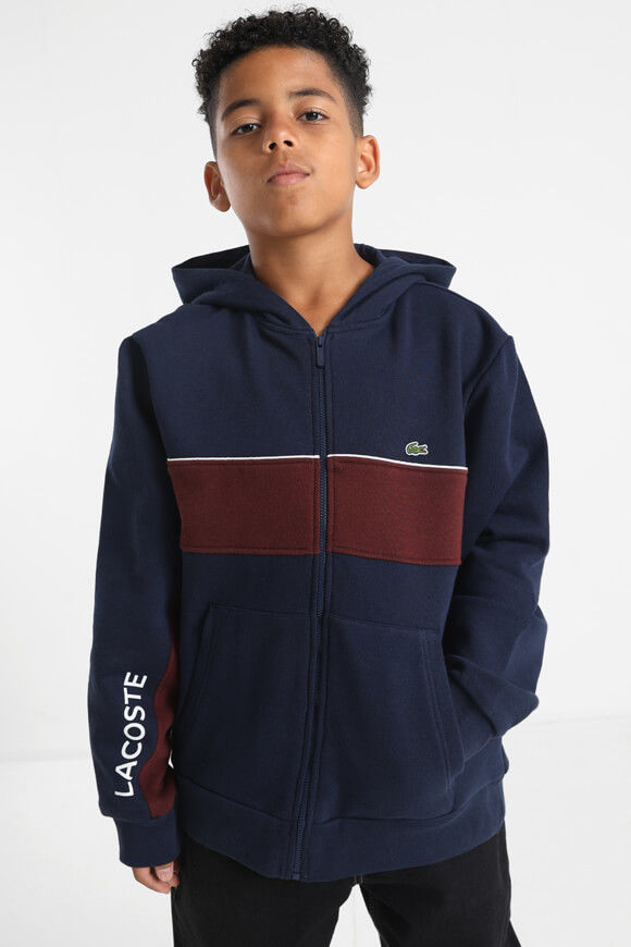 Lacoste Kapuzensweatjacke | Navy Blue + Expresso | Jungen  | 14 von Lacoste