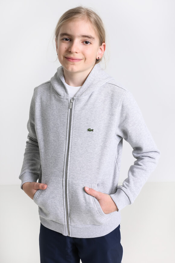 Lacoste Kapuzensweatjacke | Silver Heather | Jungen  | 10 von Lacoste