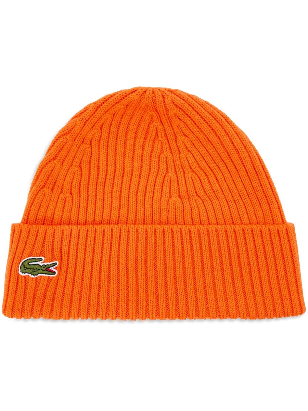 Lacoste Logo-embroidered beanie - Orange von Lacoste