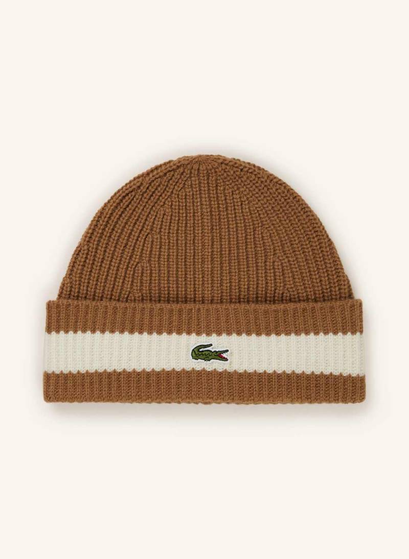 Lacoste Mütze beige von Lacoste