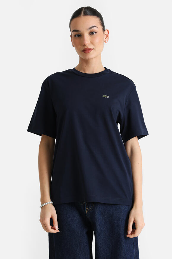 Lacoste Oversize T-Shirt | Navy | Damen  | 32 von Lacoste