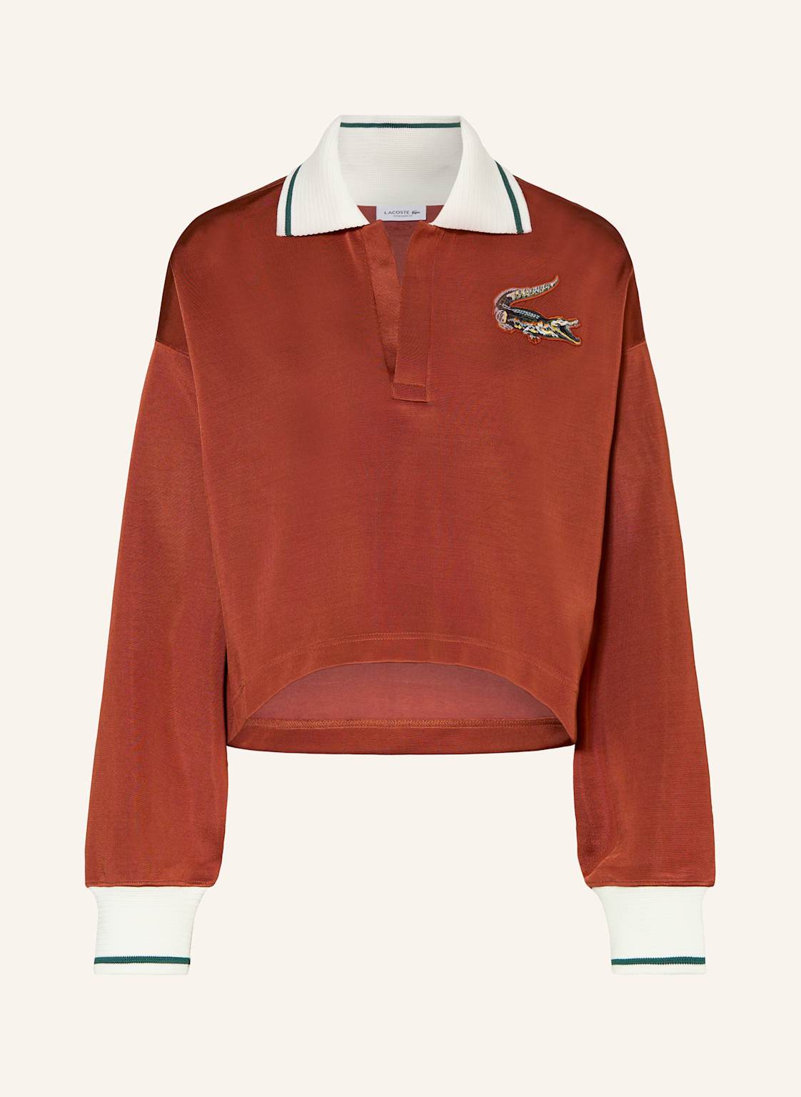 Lacoste Oversized-Poloshirt rot von Lacoste