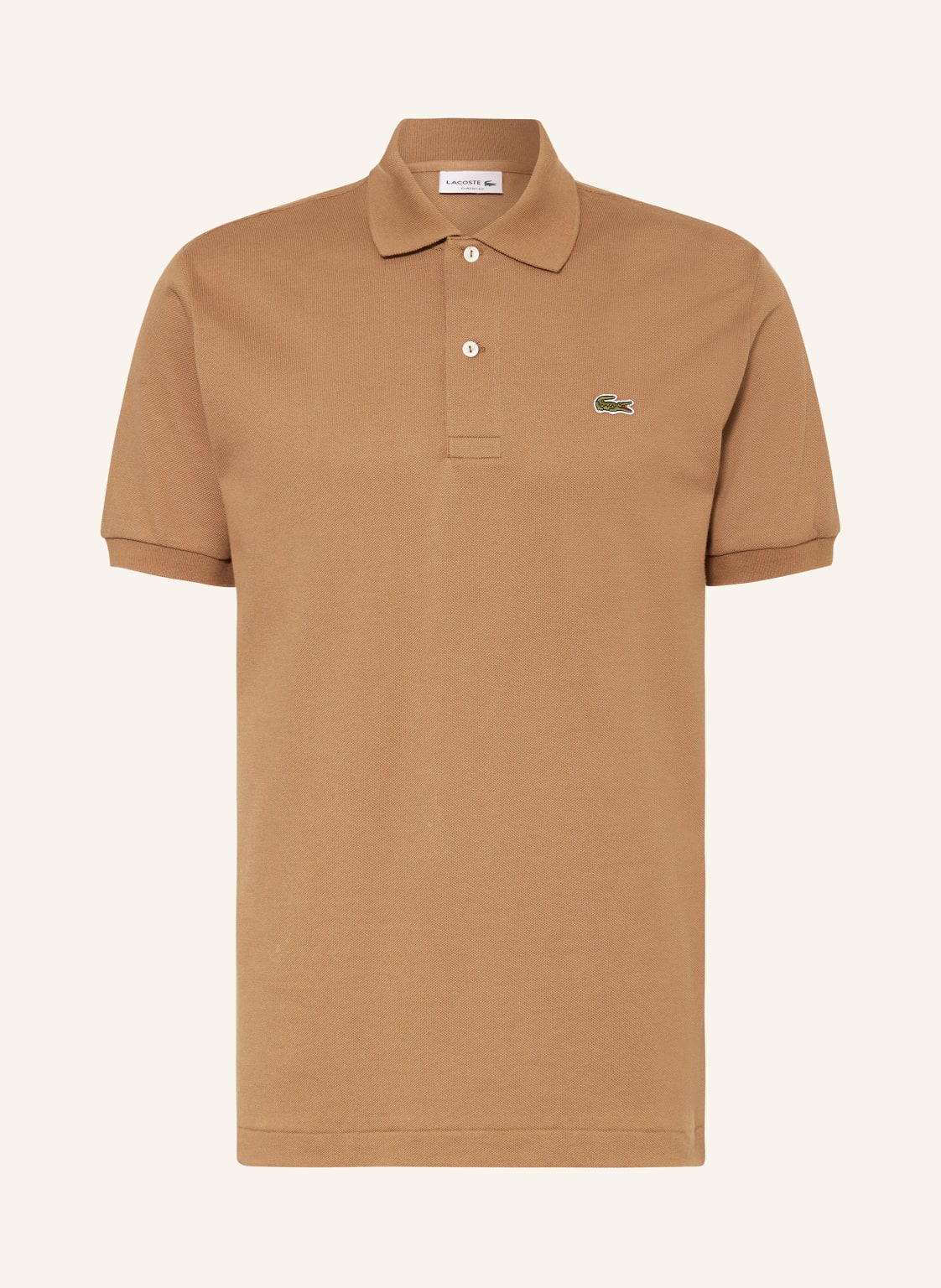 Lacoste Piqué-Poloshirt Classic Fit braun von Lacoste