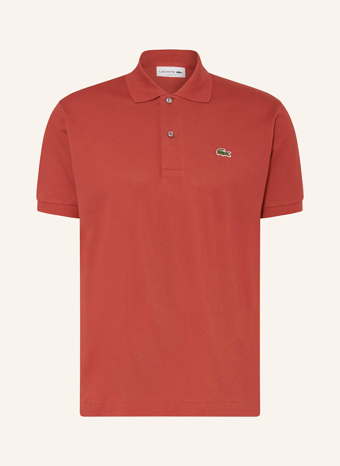 Lacoste Piqué-Poloshirt Classic Fit rot von Lacoste