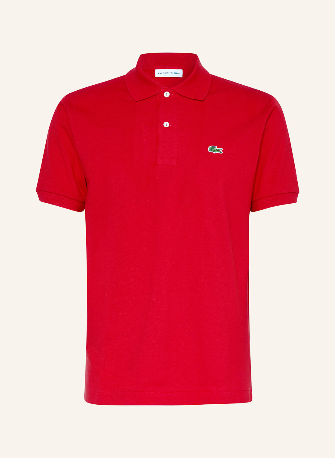 Lacoste Piqué-Poloshirt Classic Fit rot von Lacoste