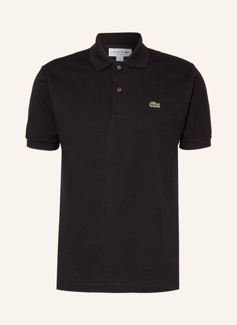 Lacoste Piqué-Poloshirt Classic Fit schwarz von Lacoste