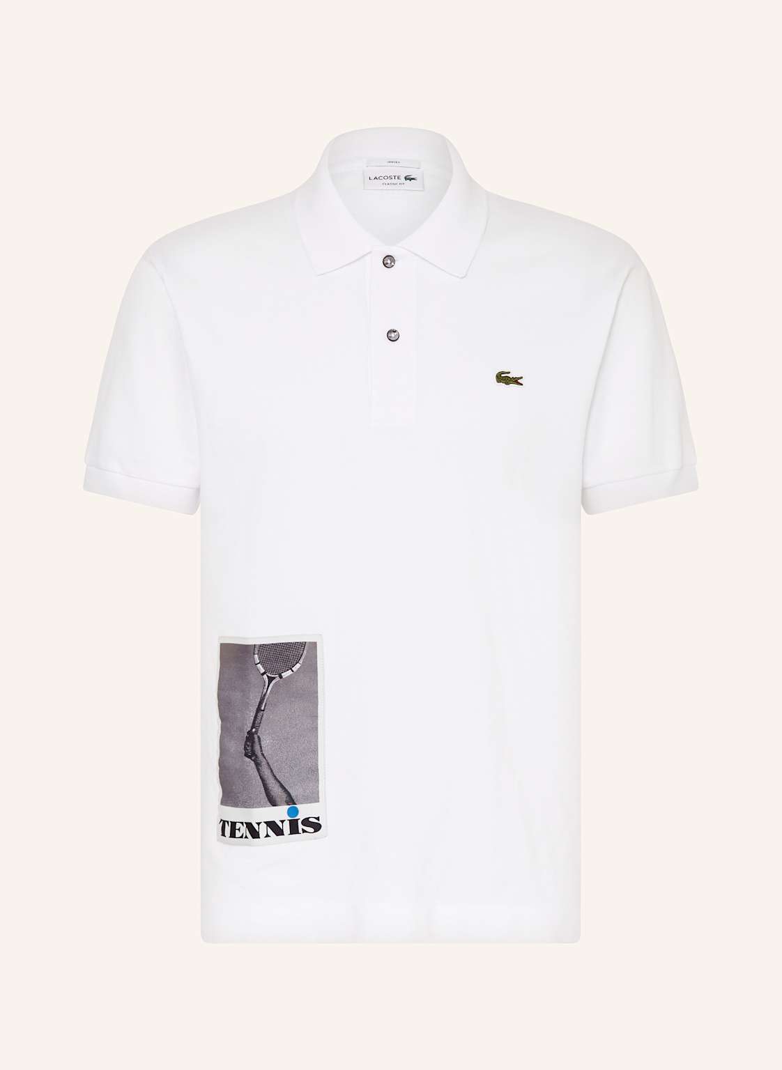 Lacoste Piqué-Poloshirt Classic Fit weiss von Lacoste