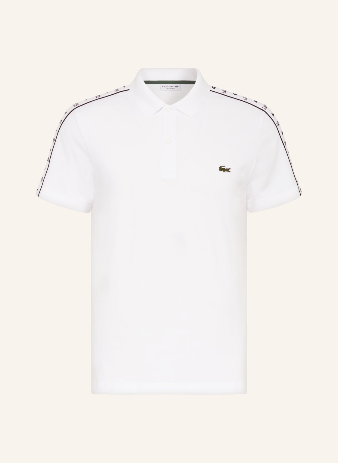 Lacoste Piqué-Poloshirt Regular Fit weiss von Lacoste