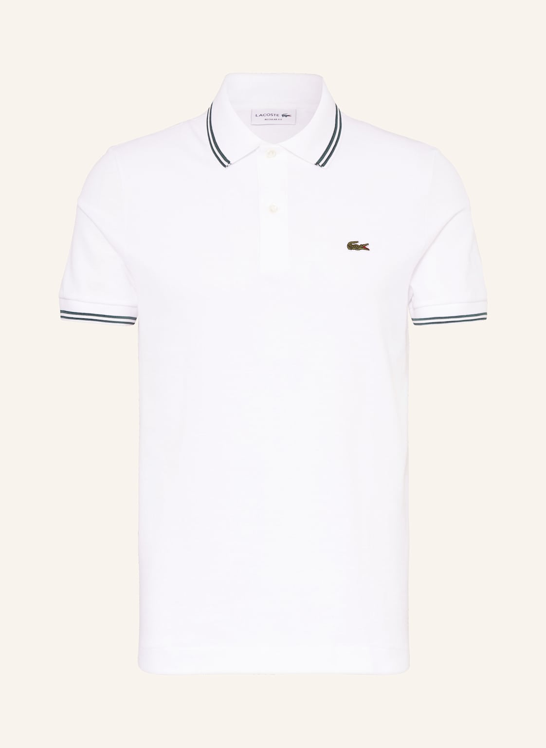 Lacoste Piqué-Poloshirt Regular Fit weiss von Lacoste