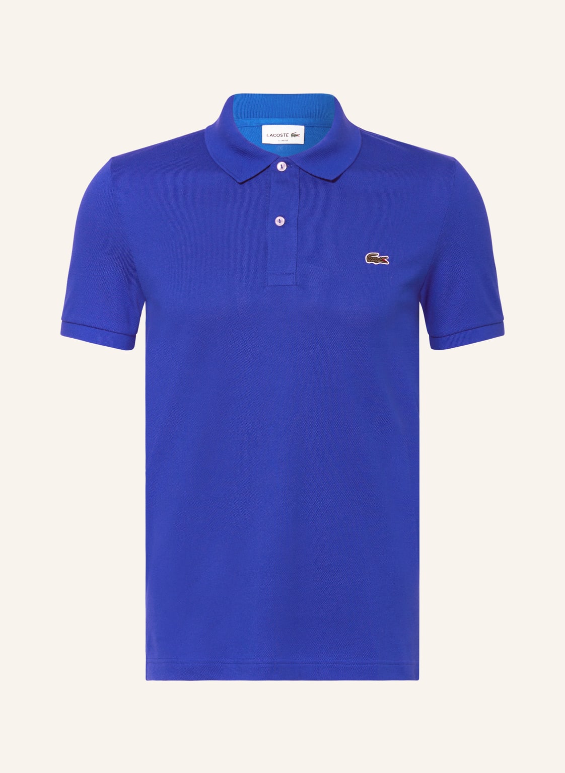 Lacoste Piqué-Poloshirt Slim Fit blau von Lacoste