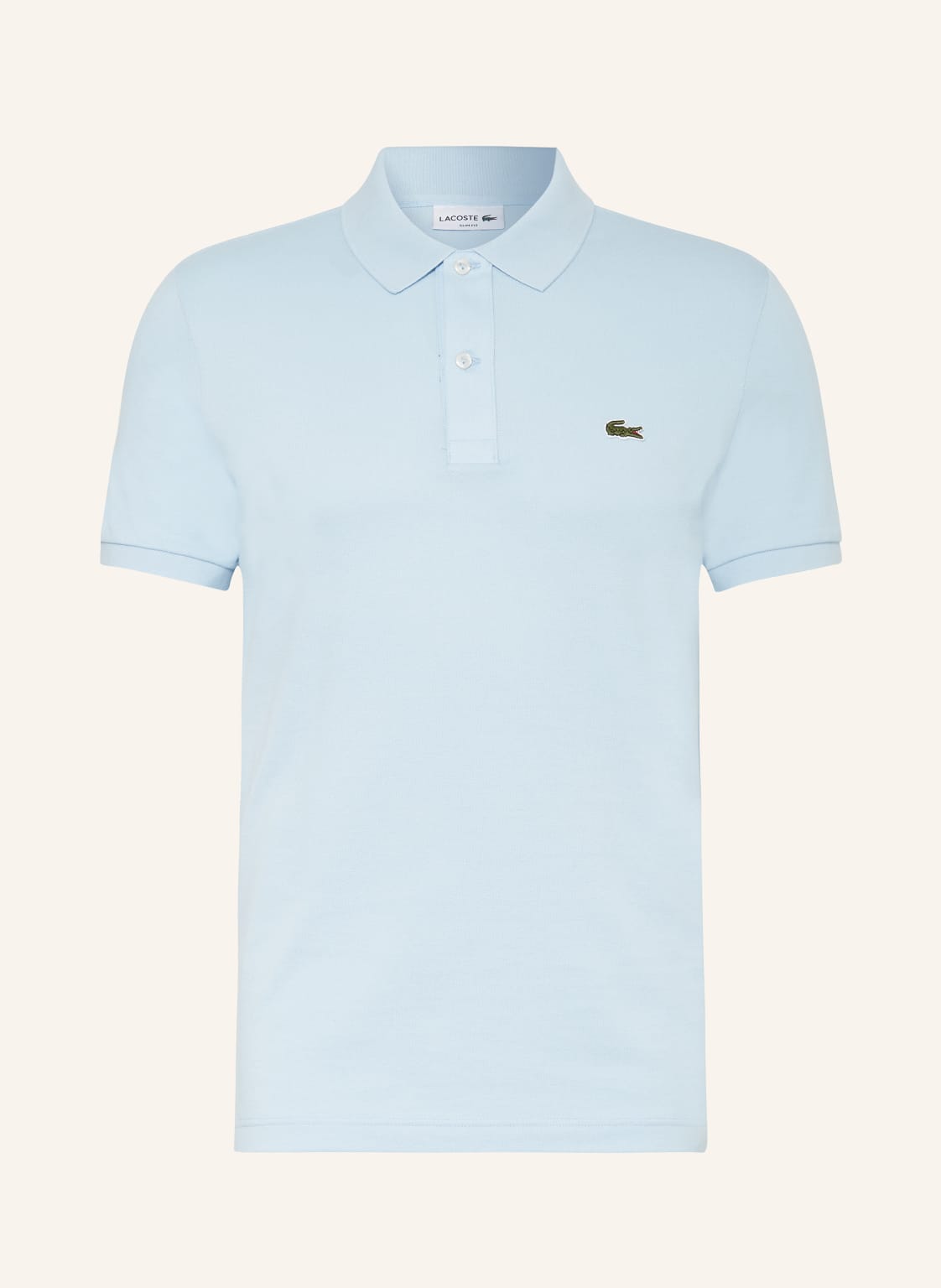 Lacoste Piqué-Poloshirt Slim Fit blau von Lacoste