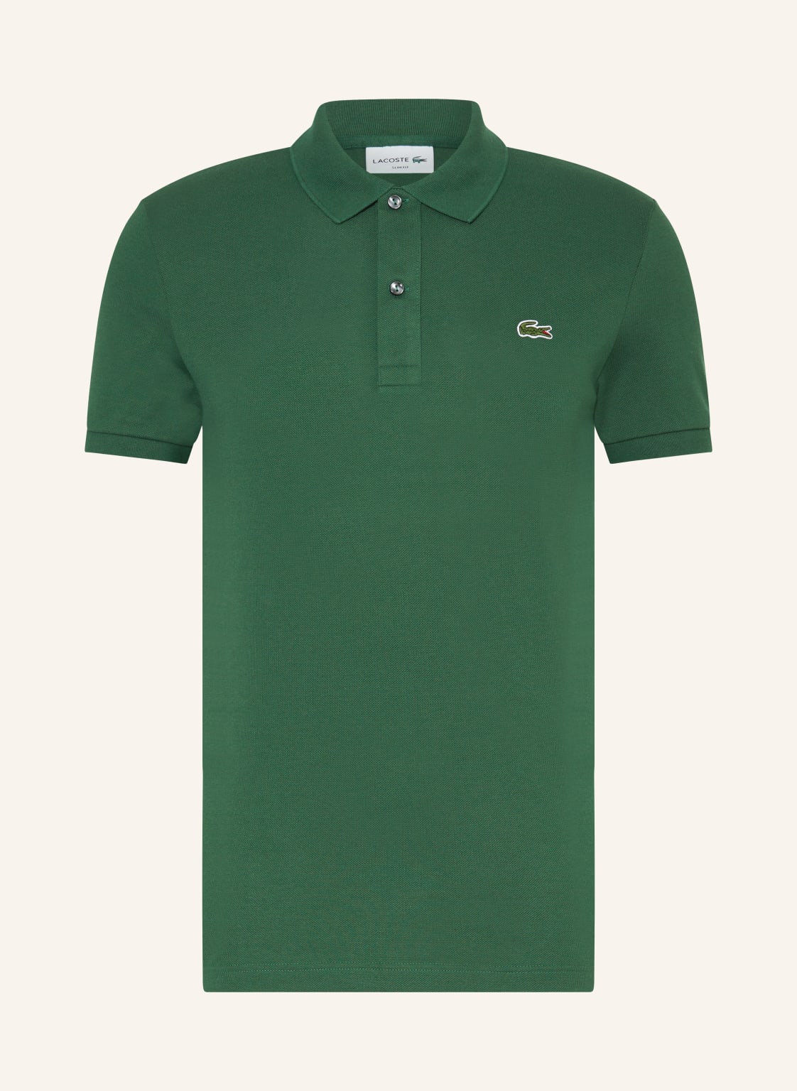 Lacoste Piqué-Poloshirt Slim Fit gruen von Lacoste