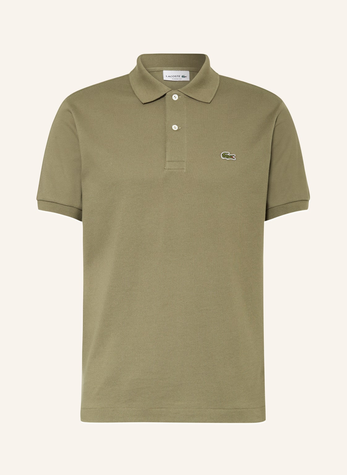 Lacoste Piqué-Poloshirt Slim Fit gruen von Lacoste