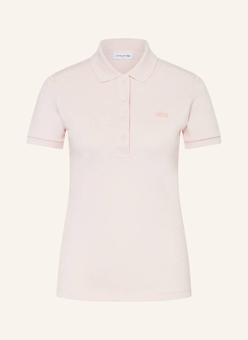 Lacoste Piqué-Poloshirt Slim Fit rosa von Lacoste