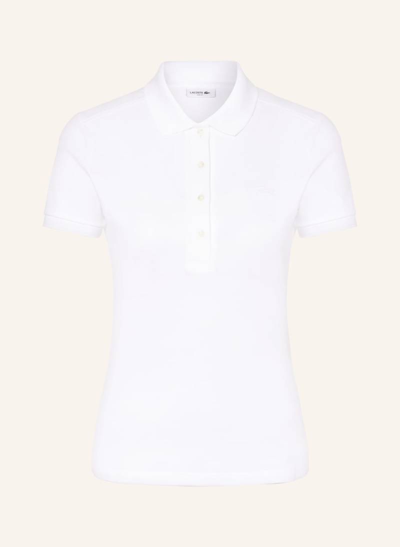 Lacoste Piqué-Poloshirt Slim Fit weiss von Lacoste