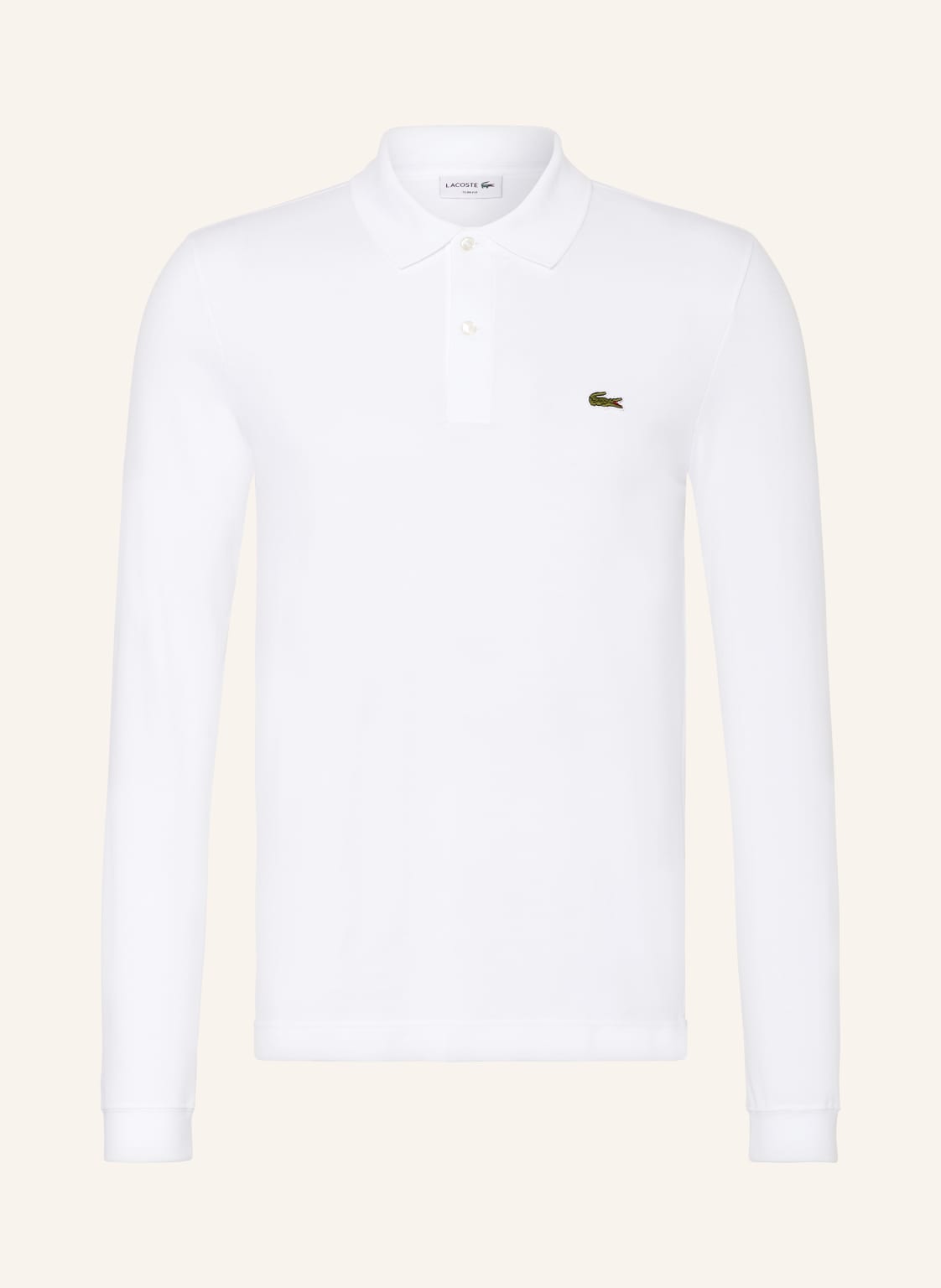 Lacoste Piqué-Poloshirt Slim Fit weiss von Lacoste