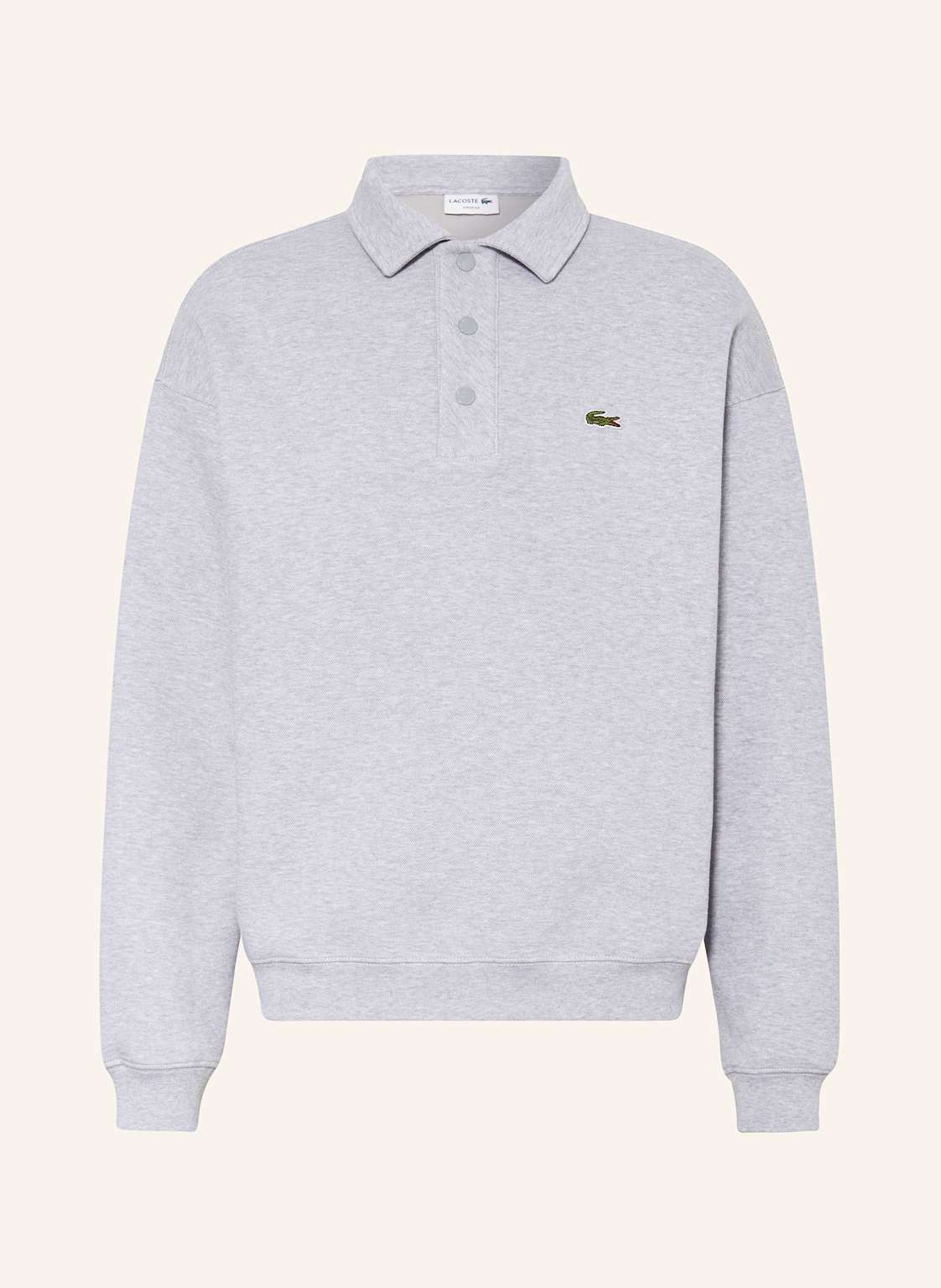 Lacoste Piqué-Poloshirt grau von Lacoste