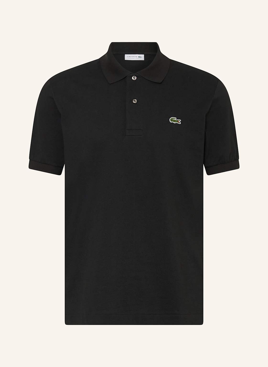 Lacoste Piqué-Poloshirt schwarz von Lacoste