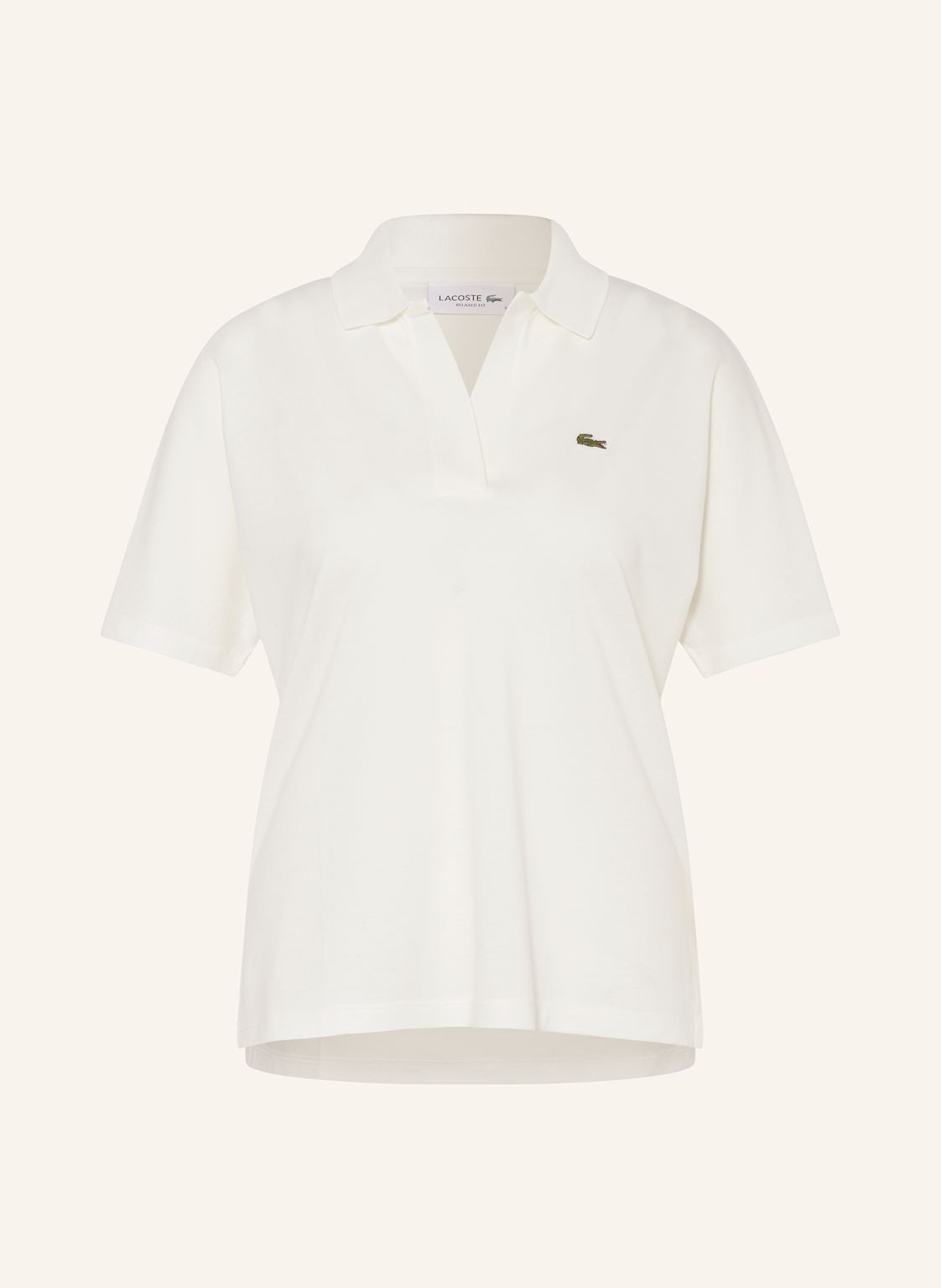 Lacoste Piqué-Poloshirt weiss Lacoste Piqué-Poloshirt weiss von Lacoste