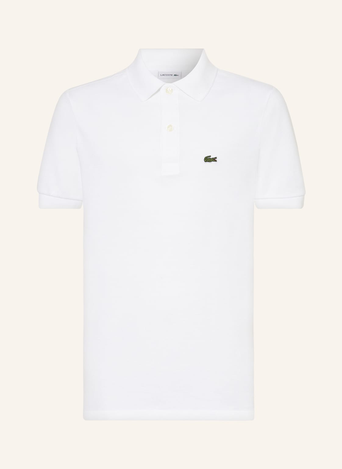 Lacoste Piqué-Poloshirt weiss Lacoste Piqué-Poloshirt weiss von Lacoste