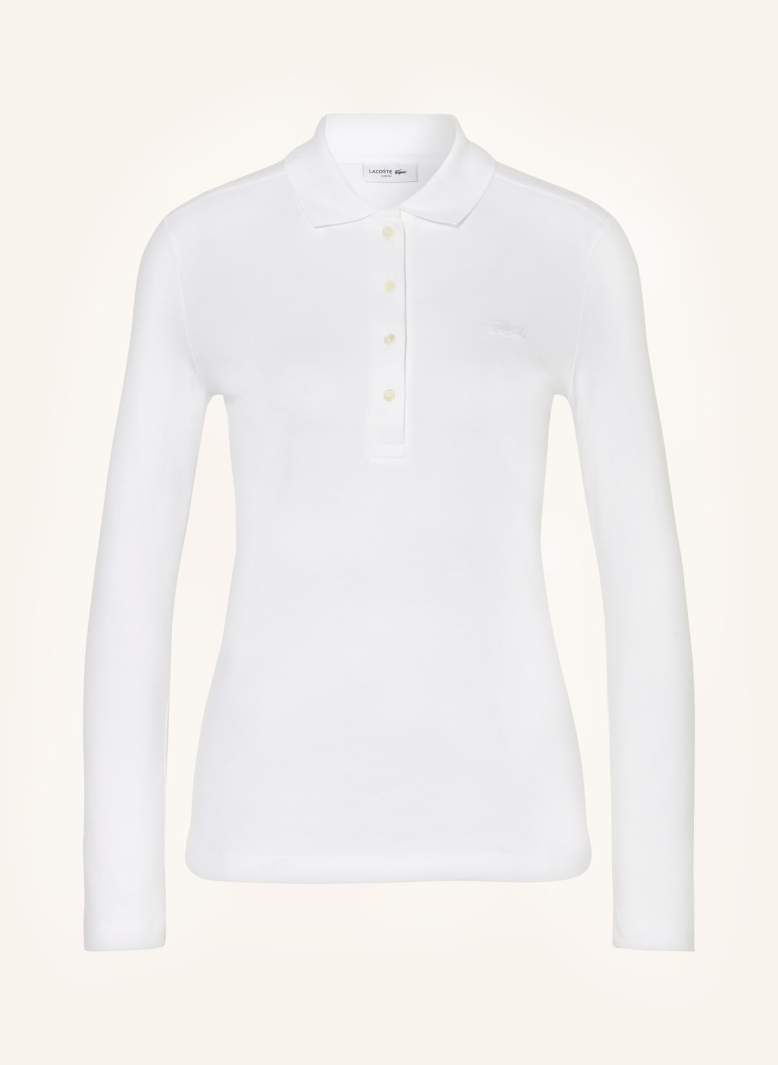 Lacoste Piqué-Poloshirt weiss von Lacoste