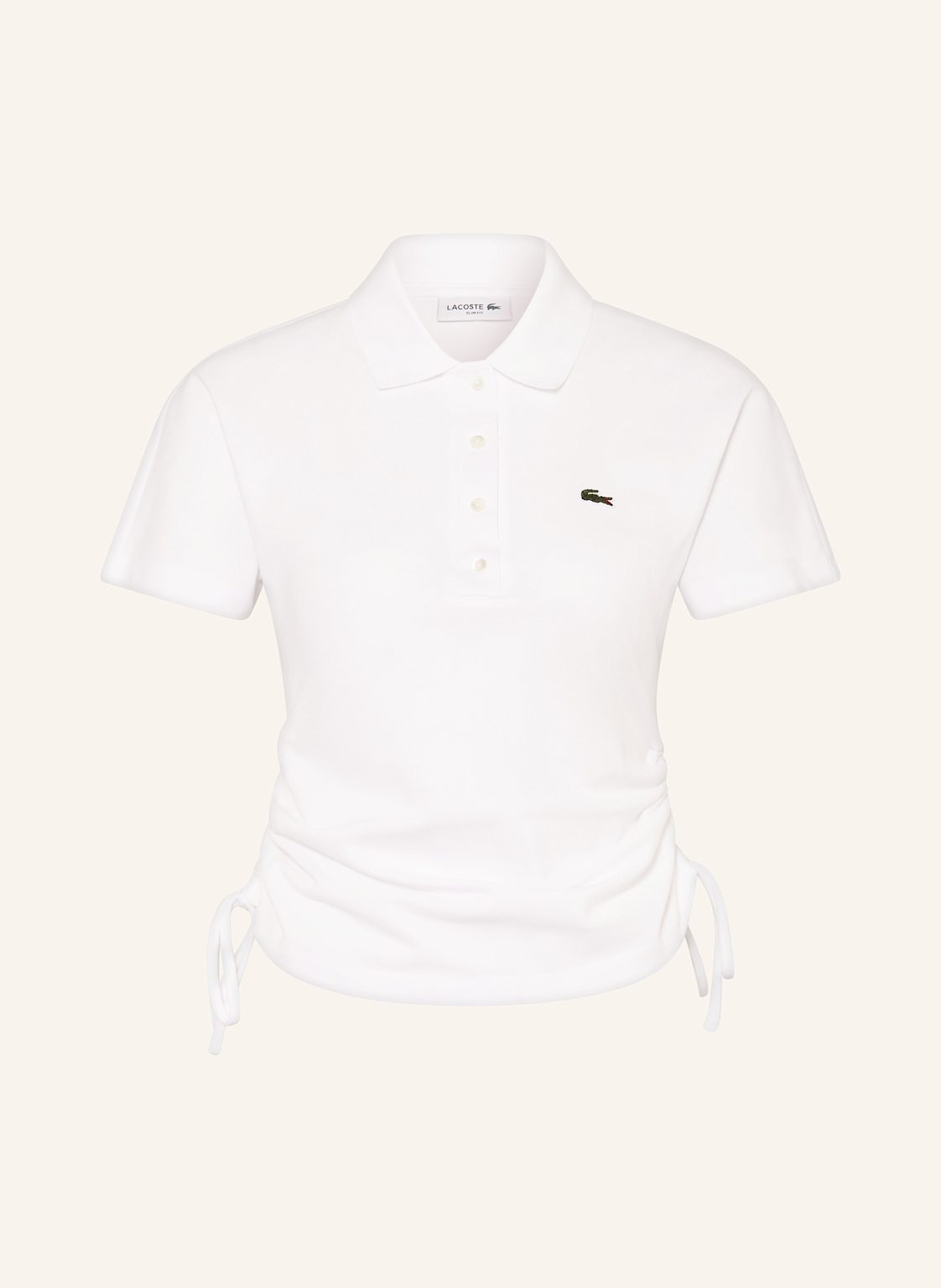 Lacoste Piqué-Poloshirt weiss Lacoste Piqué-Poloshirt weiss von Lacoste