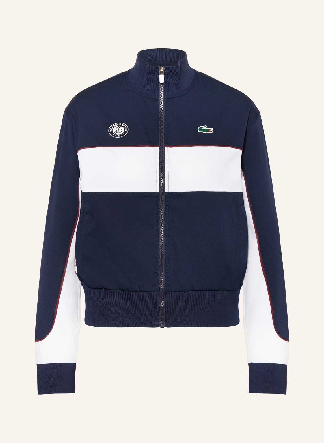 Lacoste Piqué-Tennisjacke blau von Lacoste