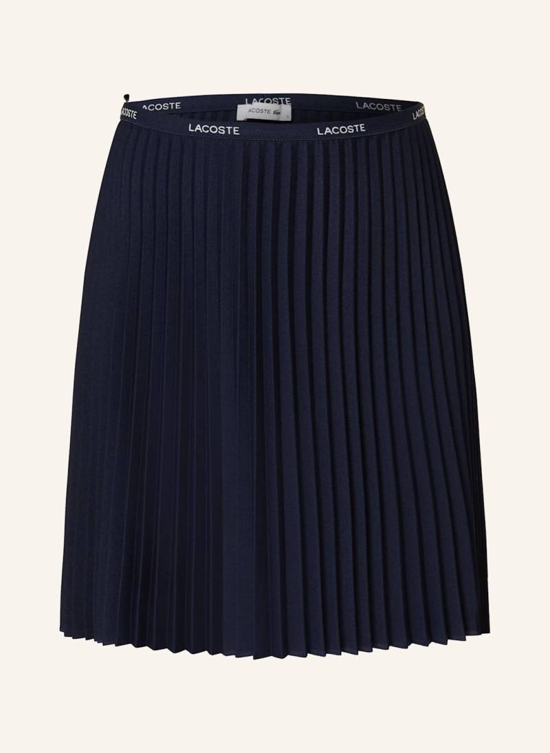 Lacoste Plisseerock blau von Lacoste