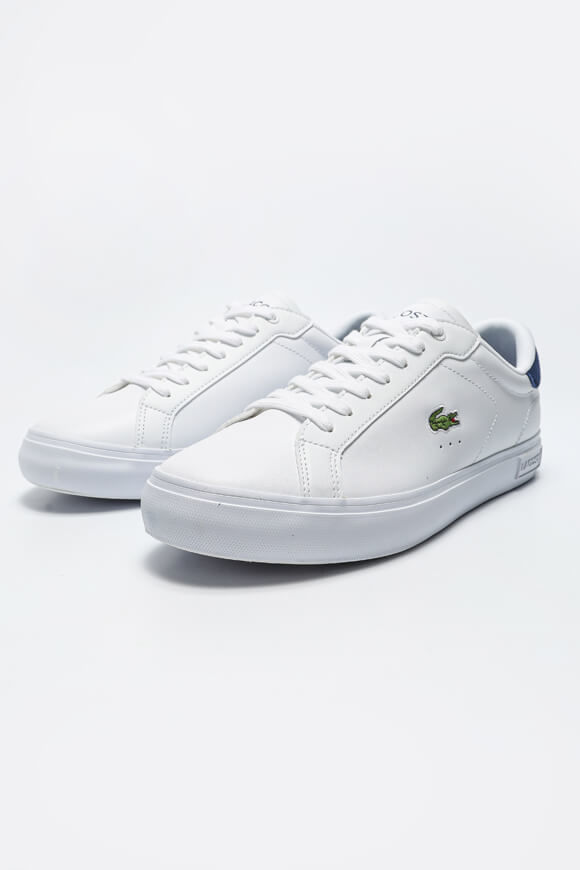 Lacoste Powercourt Sneaker | White + Navy | Herren  | EU41 von Lacoste