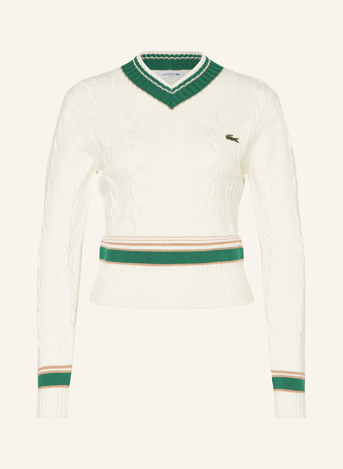 Lacoste Pullover weiss von Lacoste