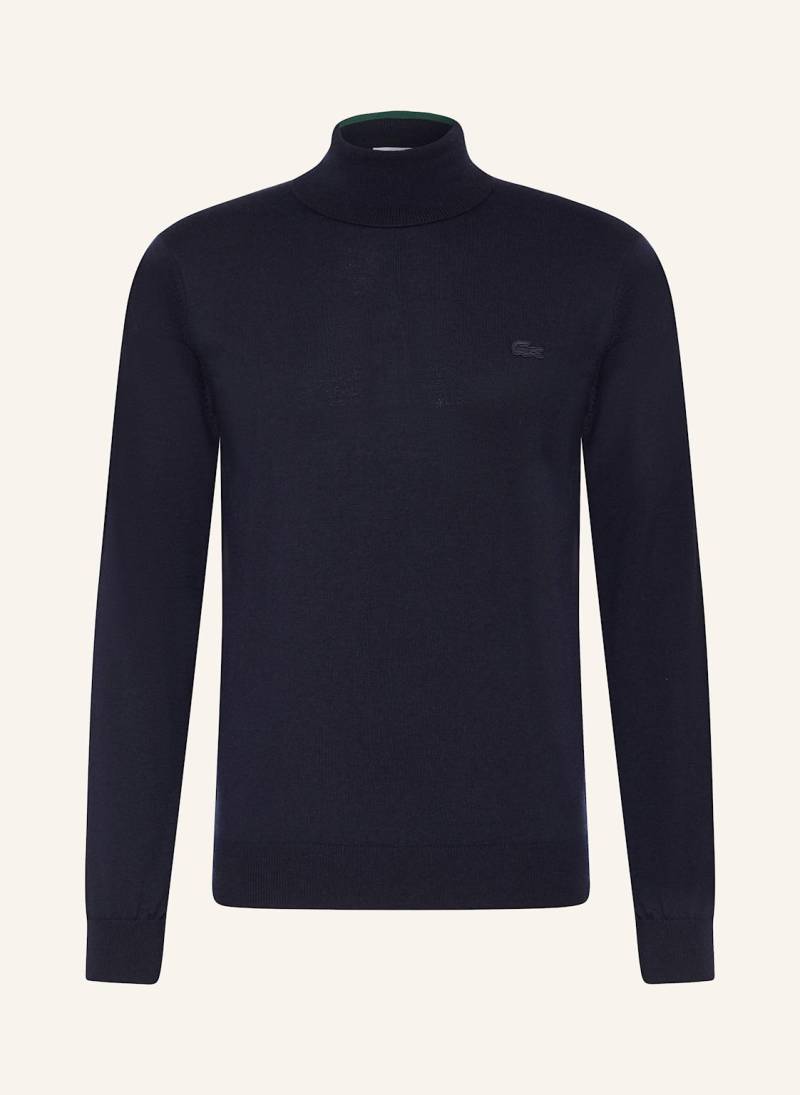 Lacoste Rollkragenpullover blau von Lacoste